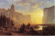 Albert Bierstadt Yosemite Valley, Yellowstone Park painting